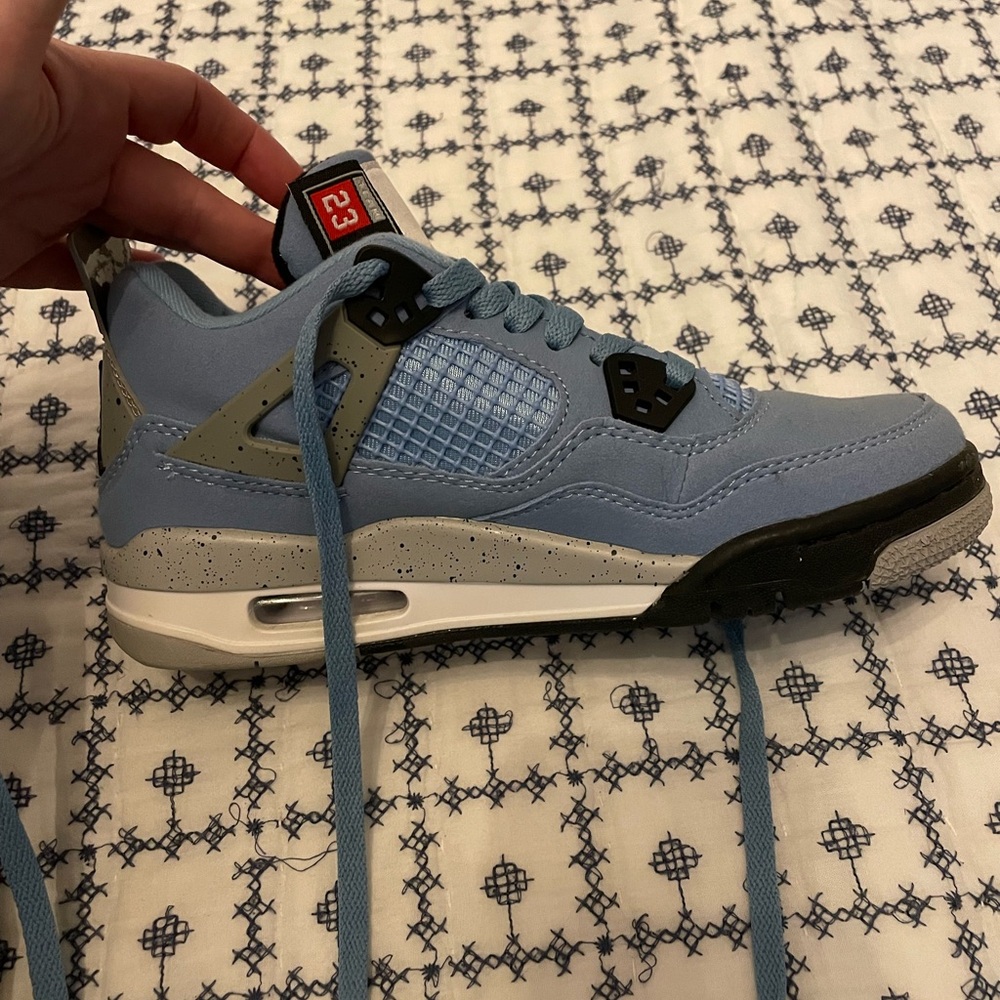 Air Jordan 4 Retro blue university sz 7 - Picture 2 of 11